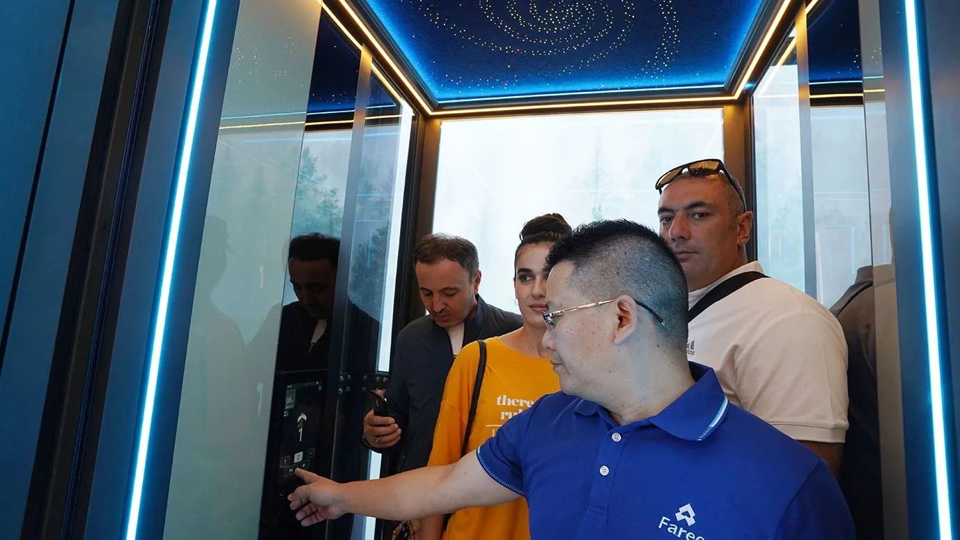 塔吉克斯坦考察交流团参访法立奥电梯
