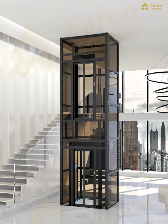 曳引式观光电梯